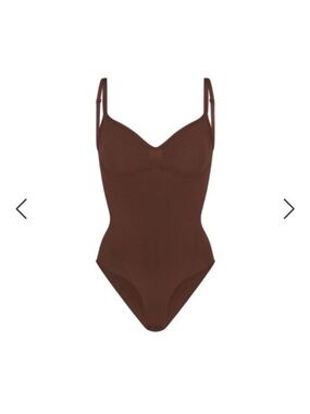 SKIMS SEAMLESS SCULPT BREIF BODYSUIT BROWN COCOA XL  NEW WITHOUT TAGS